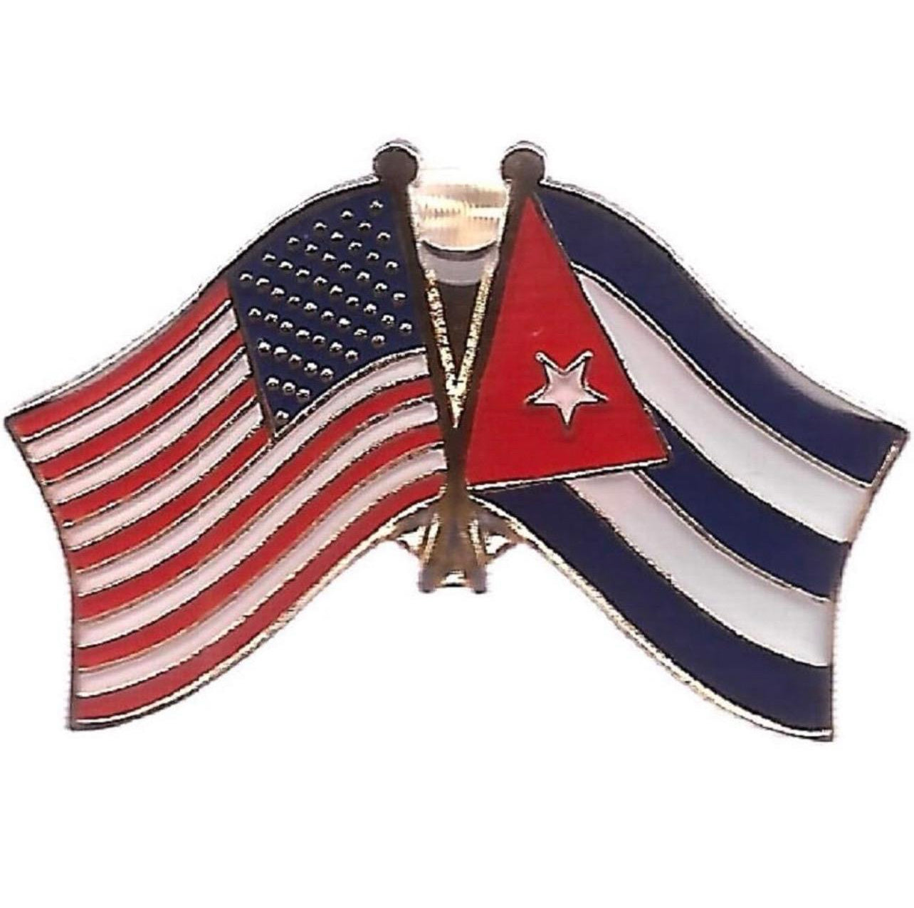 Cuba USA Friendship Pin